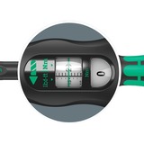 Wera Clé dynamométrique Click-Torque C 2 avec cliquet inverseur, 20-100 Nm Noir/Vert