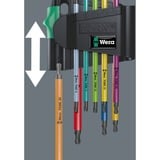 Wera Ensemble 9 Clés Allen 967 SPKL/9 TORX, Tournevis TORX T8 jusqu'à T40