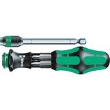 Wera Ensemble d'embouts Kraftforme Compacte 20 avec stockage, Set d'embouts de vissage Noir/Vert, Tournevis porte embouts et embouts