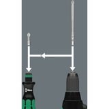 Wera Ensemble d'embouts Kraftforme Compacte 20 avec stockage, Set d'embouts de vissage Noir/Vert, Tournevis porte embouts et embouts