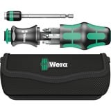 Wera Ensemble d'embouts Kraftforme Compacte 20 avec stockage, Set d'embouts de vissage Noir/Vert, Tournevis porte embouts et embouts