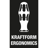 Wera Ensemble d'embouts Kraftforme Compacte 60 ESD, Set d'embouts de vissage Poignée tournevis ESD et embouts