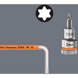 Wera Jeu de clés Allen TORX 3967/9 TX SXL Multicolore HF Inox 1, Tournevis 9 pièces, TORX T8 à T40