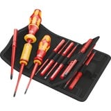 Wera Kompakt VDE 16 Torque Jeu Tournevis multifonctionnel Rouge/Jaune, Rouge/jaune