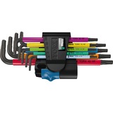 Wera Multicolour Clés mâles coudées TORX® HF avec fonction de retenue, Tournevis TORX T8 à T40