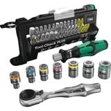 Wera Tool Check Plus, Set d'embouts de vissage Noir, Ensemble d'embouts, Douilles, Poignée, Cliquet en fer