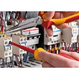 Wiha Jeu d'outils d'électricien, Set d'outils Rouge/Jaune, 7 pièces dans une mallette à outils