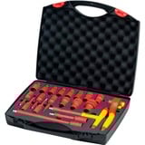 Wiha Jeu de clés à cliquet isolées 1/2", Clés mixtes à cliquet Rouge/Jaune, Coffret de 20 pièces