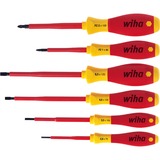 Wiha Jeu de tournevis électriques SoftFinish Rouge/Jaune, 6 pièces