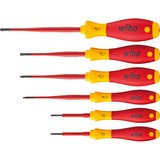 Wiha Set de tournevis électriques slimFix SoftFinish Rouge/Jaune, 6 pièces