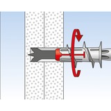 fischer DUOBLADE S 20 pièce(s) Ancre d'expansion, Cheville Gris clair/Rouge, Ancre d'expansion, Béton, Gris, 4,4 cm, 5 cm, 20 pièce(s)