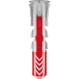 fischer DUOPOWER 5 x 25 LD cheville en bois 100 pièce(s) Plastique Rond Gris clair/Rouge, Rond, Plastique, 2,5 cm, 5 mm, 3,5 cm, 100 pièce(s)