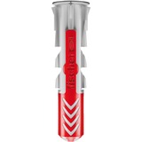 fischer DUOPOWER 5 x 25 LD cheville en bois 100 pièce(s) Plastique Rond Gris clair/Rouge, Rond, Plastique, 2,5 cm, 5 mm, 3,5 cm, 100 pièce(s)