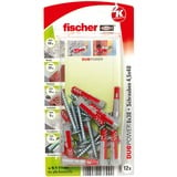 fischer DUOPOWER 6x30 RB K, Cheville Gris clair/Rouge