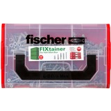 fischer FIXtainer 175 pièce(s) Kit de vissage, Cheville Gris clair, Kit de vissage, Noir, Gris, Rouge, Argent, 175 pièce(s)