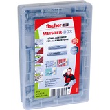 fischer MEISTER-BOX UX/UX R 110 pièce(s) Ancre d'expansion, Cheville Gris clair, Ancre d'expansion, Béton, Métal, Plastique, Gris, 110 pièce(s), Boîte