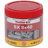 fischer SX 8x40, Cheville Gris clair