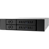 Chieftec CMR-225 Obturateur de baie de lecteur Panneau de support Noir, Cadre de montage Noir, Panneau de support, Noir, Métal, 9.5 mm, HDD, 112 mm