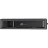 ICY BOX IB-129SSK-B 13,3 cm (5.25") Panneau de façade Noir, Cadrage Noir, 13,3 cm (5.25"), Panneau de façade, 2.5/3.5", SATA, SATA II, SATA III, Série Attachée SCSI (SAS), Noir, Aluminium