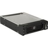 ICY BOX IB-138SK-B-II Obturateur de baie de lecteur Noir, Cadrage Noir, Noir, Aluminium, 146 mm, 42 mm, 188 mm, 800 g, Vente au détail