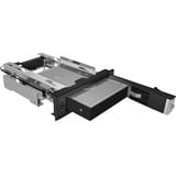 ICY BOX IB-166SSK-B Cadre de montage pour 1x 3.5" SATA/SAS HDD, Cadrage Noir, Baie de 5,25 pouces
