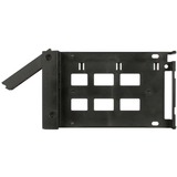 Icy Dock ExpressTray Panneau de façade Noir, Boîtier externe Noir, Panneau de façade, 2.5", SATA, Série ATA II, Série ATA III, Noir, Métal, Plastique, 6 Gbit/s