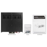 Icy Dock MB324SP-B boîtier de disques Bureau Noir, Cadrage Noir, SATA, Série ATA II, Série ATA III, Série Attachée SCSI (SAS), 440 g, Bureau, Noir