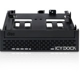 Icy Dock MB344SPO Compartiment pour ordinateur, Cadre de montage Noir, Métal, Noir, 145,8 mm, 167,7 mm, 41,3 mm, 364 g