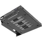 Icy Dock MB411SKO-B composant de notebook supplémentaire, Cadre de montage Noir, Noir, Métal, 128 mm, 130 mm, 12,7 mm, 215 g
