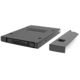 Icy Dock MB411SPO-B Obturateur de baie de lecteur Noir, Cadrage Noir, 2.5", SATA, Série Attachée SCSI (SAS), Noir, Métal, 6 Gbit/s, HDD, SSD