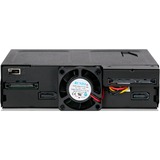 Icy Dock MB602SPO-B Obturateur de baie de lecteur Noir, Fond de panier Noir, Noir, Métal, 9.5,12.7 mm, 1 ventilateur(s), 4 cm, 12 Gbit/s