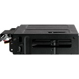 Icy Dock MB602SPO-B Obturateur de baie de lecteur Noir, Fond de panier Noir, Noir, Métal, 9.5,12.7 mm, 1 ventilateur(s), 4 cm, 12 Gbit/s