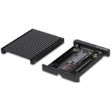 Icy Dock MB705M2P-B Boîtier de disques de stockage Enceinte ssd Noir M.2, Convertisseur Noir, Enceinte ssd, M.2, M.2, 32 Gbit/s, Noir