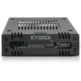 Icy Dock MB741SP-B Boîtier de disques de stockage Boîtier disque dur/SSD Noir 2.5", Cadre de montage Noir, Boîtier disque dur/SSD, 2.5", SAS-3, Série ATA III, Échange à chaud, Noir