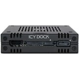 Icy Dock MB742SP-B Obturateur de baie de lecteur Noir, Cadrage Noir, Noir, Métal, Plastique, 9.5 mm, 12 Gbit/s, CE, REACH, 101,6 mm