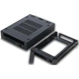 Icy Dock MB742SP-B Obturateur de baie de lecteur Noir, Cadrage Noir, Noir, Métal, Plastique, 9.5 mm, 12 Gbit/s, CE, REACH, 101,6 mm