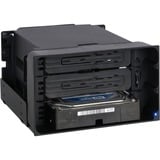 Icy Dock MB830SP-B Boîtier de disques de stockage Boîtier HDD Noir 3.5", Cadrage Noir, Boîtier HDD, 3.5", SAS, SATA, 6 Gbit/s, Échange à chaud, Noir