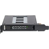 Icy Dock MB839SP-B Compartiment pour ordinateur Universel Cage disque dur, Cadrage Noir, Universel, Cage disque dur, Acrylonitrile-Butadiène-Styrène (ABS), Métal, Noir, 2.5", 154 mm