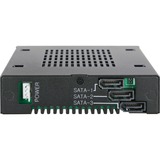 Icy Dock MB993SK-B Obturateur de baie de lecteur 2,5/3,5" Panneau de support Noir, Cadrage Noir, 2,5/3,5", Panneau de support, 2.5", Série ATA III, Série Attachée SCSI (SAS), Noir, Métal