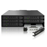 Icy Dock MB996SP-6SB Obturateur de baie de lecteur Noir, Cadrage Noir, Noir, 4 cm, 6 Gbit/s, 146 mm, 148 mm, 41 mm