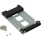 Icy Dock MB996TK-B Boîtier de disques de stockage Boîtier disque dur/SSD Aluminium, Noir 2.5", Cadre de montage Noir, Boîtier disque dur/SSD, 2.5", SATA, Série ATA II, Série ATA III, Aluminium, Noir