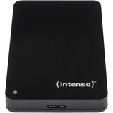 Intenso 2TB 2.5" Memory Case USB 3.0 disque dur externe 2000 Go Noir Noir, 2000 Go, 2.5", 3.2 Gen 1 (3.1 Gen 1), 5400 tr/min, Noir