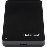 Intenso Memory Case 2.5" USB 3.0, 1TB disque dur externe 1024 Go Noir Noir, 1TB, 1024 Go, 2.5", 3.2 Gen 1 (3.1 Gen 1), 5400 tr/min, Noir