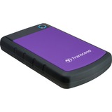 Transcend StoreJet 25H3 disque dur externe 4000 Go Noir, Violet Violâtre/Noir, 4000 Go, 2.5", 3.2 Gen 1 (3.1 Gen 1), Noir, Violet