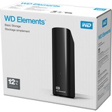 WD Elements Desktop 12 To, Disque dur Noir, WDBWLG0120HBK-EESN, Micro-USB-B 3.2 (5 Gbit/s)