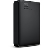 WD Elements Portable disque dur externe 5000 Go Noir Noir, 5000 Go, 3.2 Gen 1 (3.1 Gen 1), Noir