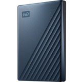 WD My Passport Ultra, 4 To, Disque dur Bleu/Noir, WDBFTM0040BBL-WESN, USB-C 3.2 (5 Gbit/s)