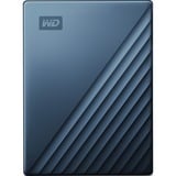 WD My Passport Ultra disque dur externe 5000 Go Bleu Bleu/Noir, 5000 Go, 3.2 Gen 1 (3.1 Gen 1), Bleu