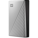 WD My Passport Ultra for Mac disque dur externe 5000 Go Argent Argent/Noir, 5000 Go, 3.2 Gen 1 (3.1 Gen 1), Argent