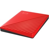 WD My Passport disque dur externe 2000 Go Rouge Rouge, 2000 Go, 2.5", 3.2 Gen 1 (3.1 Gen 1), Rouge